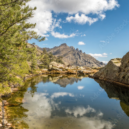 Lake at Paglia Orba in the mountains of Corsica