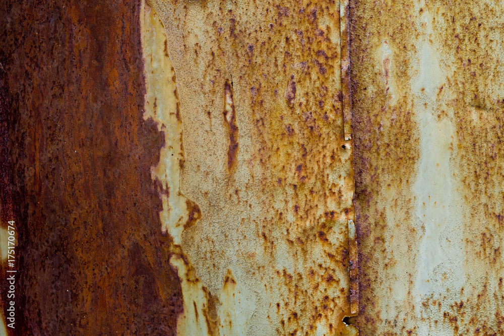 Metal texture with scratch and crack / rust wall