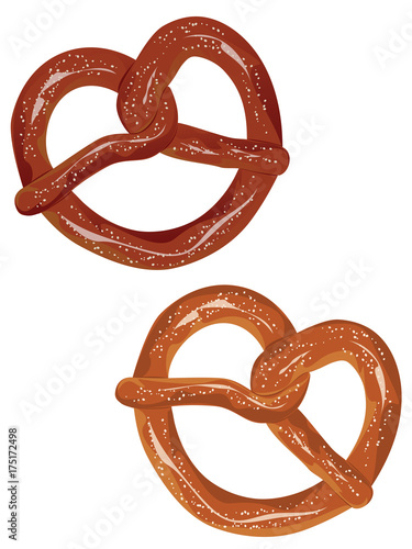 Tasty Cartoon Pretzel