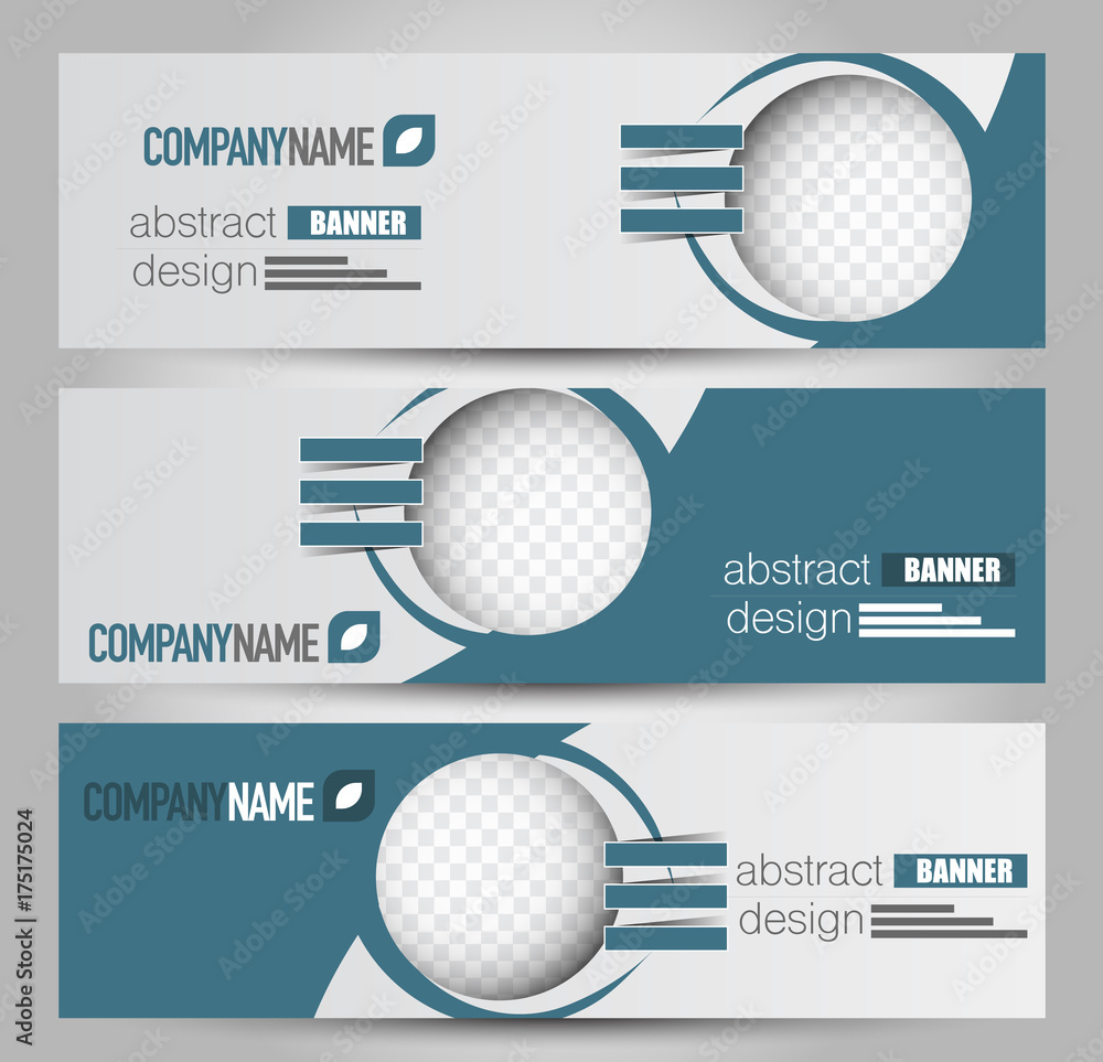Banner template. Abstract background for design, business, education, advertisement. Blue color. Vector illustration. Banner template. Abstract background for design, business, education, advertisement. Blue color. Vector illustration.