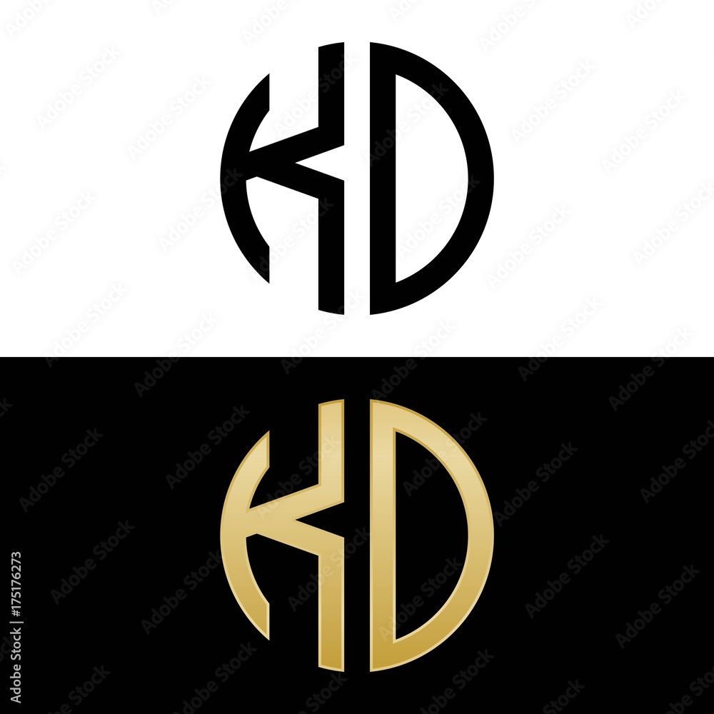ko initial logo circle shape vector black and gold ko initial logo circle shape vector black and gold