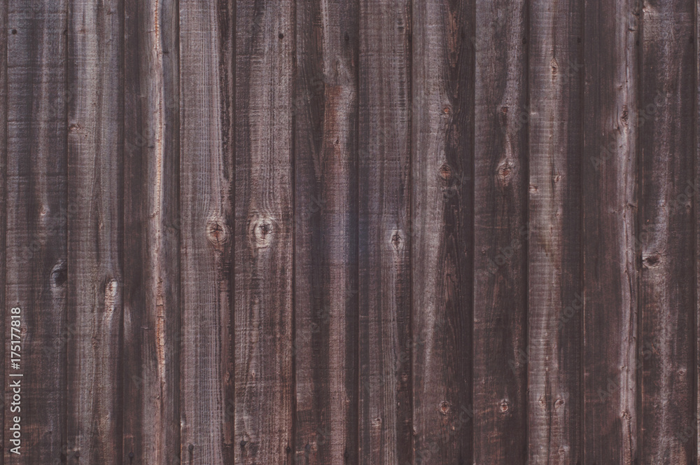 Obraz premium Brown plank wood wall background (texture)