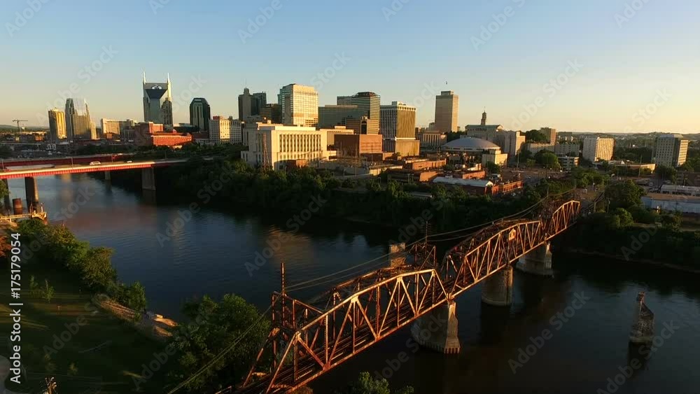 Nashville Tennessee Downtown City Skyline Architecture Cumberland River Nashville Tennessee Downtown City Skyline Architecture Cumberland River