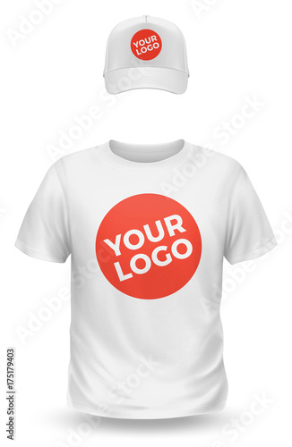 T-shirt et casquette vectoriels 1