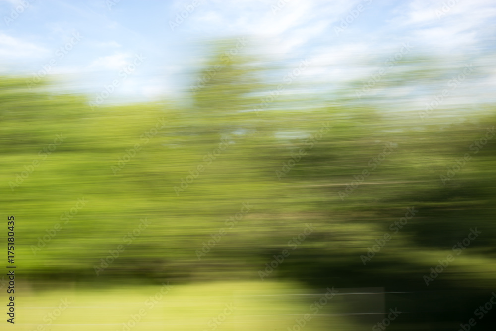 Nature in motion from the train window Nature in motion from the train window