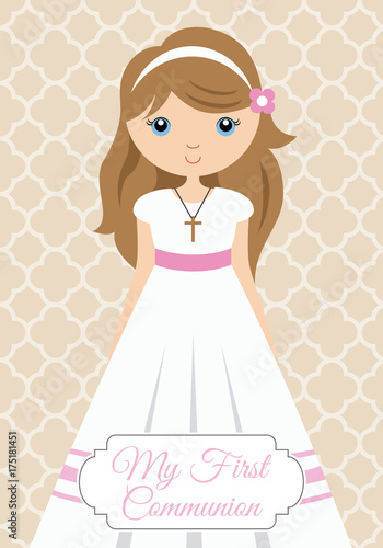 my first communion girl