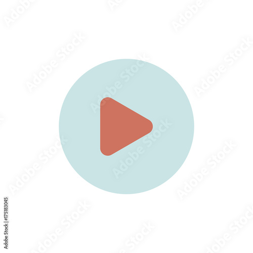 Vector of play button