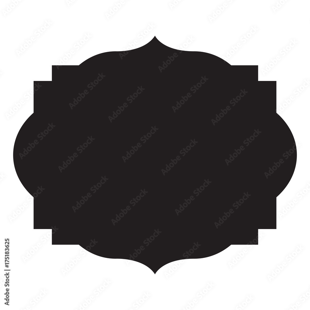 heraldic black silhouette decorative frame heraldic black silhouette decorative frame