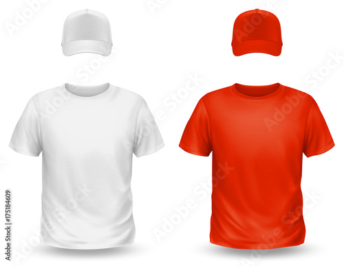 T-shirts et casquettes vectoriels 3