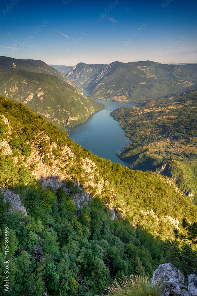 Naklejka premium Viewpoint Banjska stena Tara mountain Serbia 