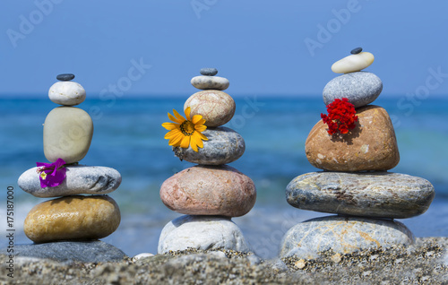 zen stones and their therapeutic effects photo