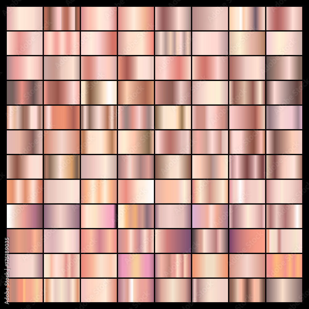 rose gold gradient Stock Vector | Adobe Stock
