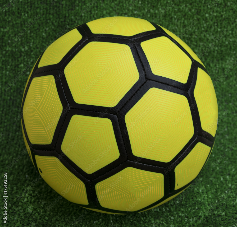Pelota. Balón amarillo utilizado para jugar al futbol sala. Stock Photo |  Adobe Stock