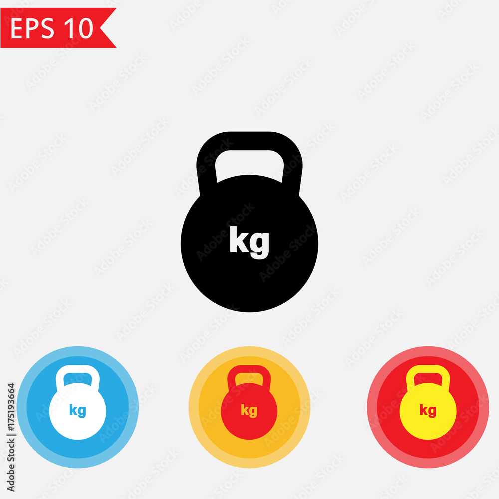Fototapeta premium Weight icon Vector.