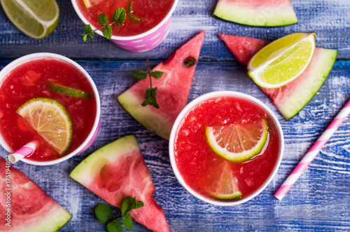 Cold watermelon drink