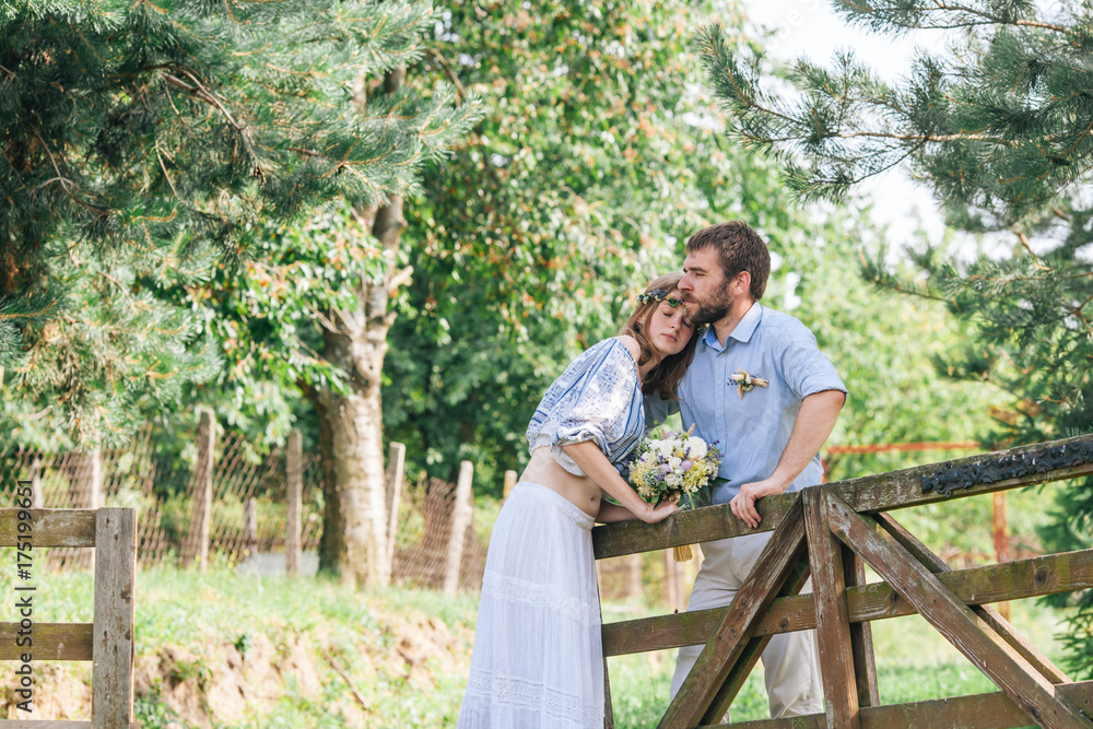 Eclectic rustic wedding couple Eclectic rustic wedding couple