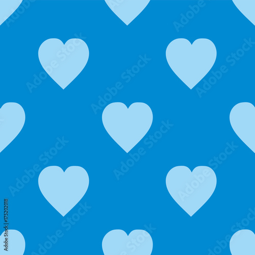 Pattern with hearts. Flat Scandinavian style for print on fabric  gift wrap  web backgrounds  scrap booking  patchwork 