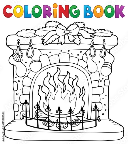 Coloring book Christmas thematics 6
