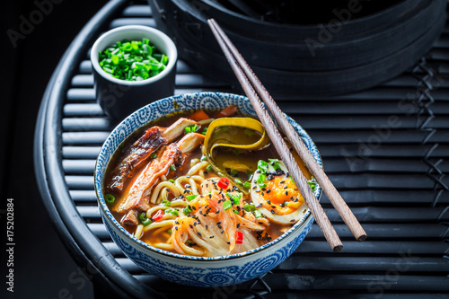 Enjoy your Kimchi soup with...