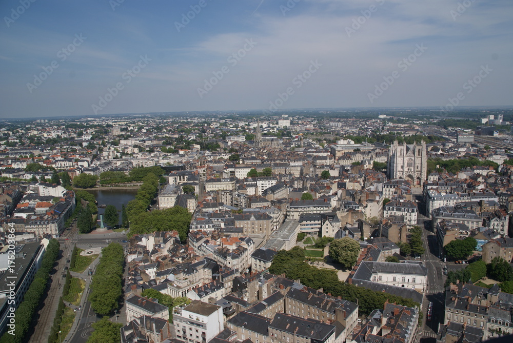 Vue de Nantes Loire-Atlantique France