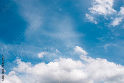 The sky with beautiful clouds