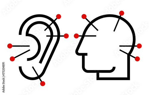 Ear and head acupuncture