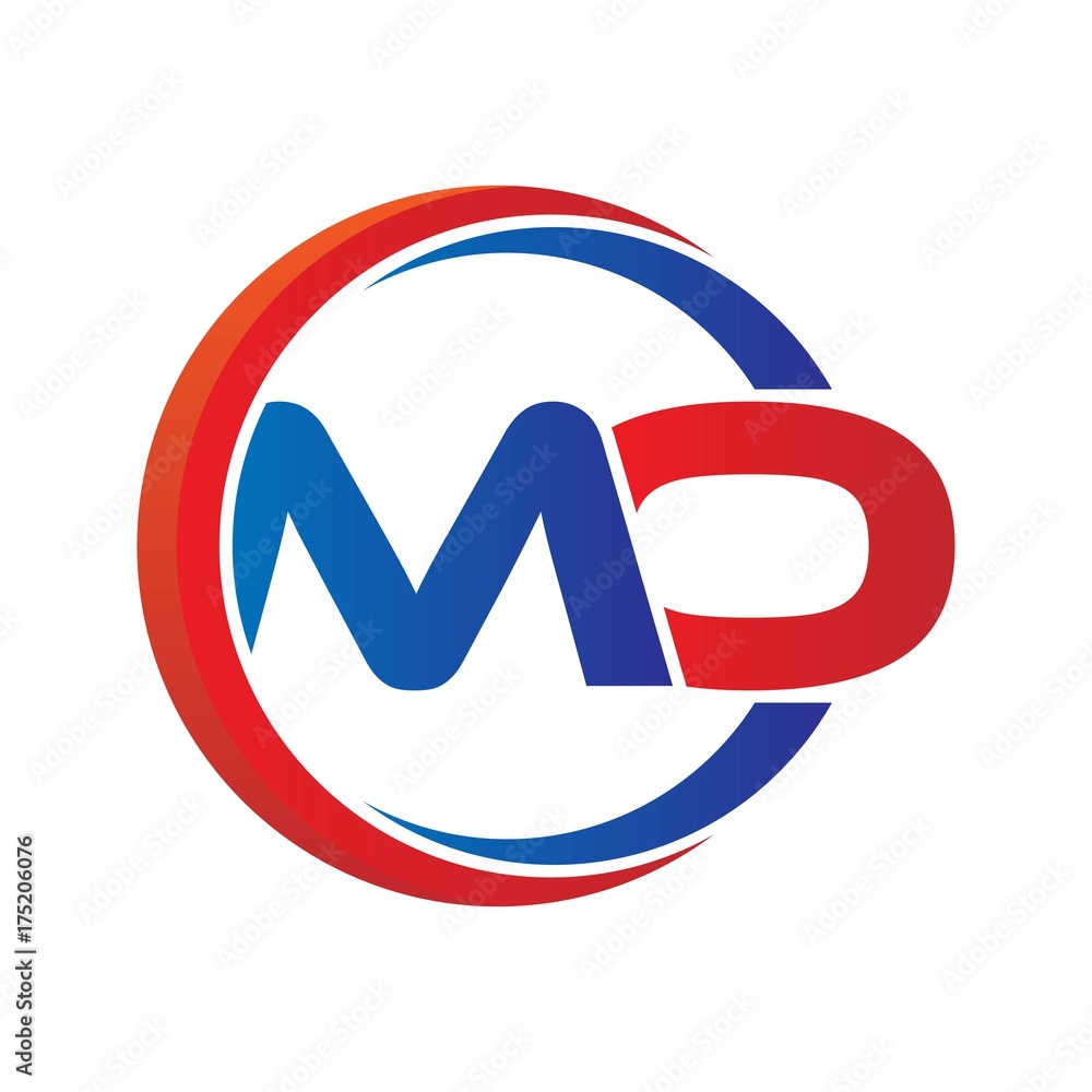 mo logo vector modern initial swoosh circle blue and red mo logo vector modern initial swoosh circle blue and red