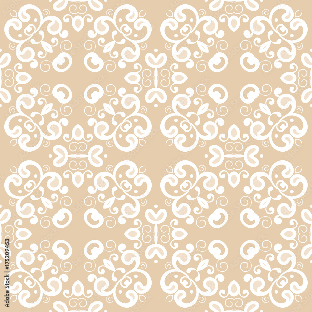 Abstract seamless pattern with curling elements. Vector Illustration. Abstract seamless pattern with curling elements. Vector Illustration.