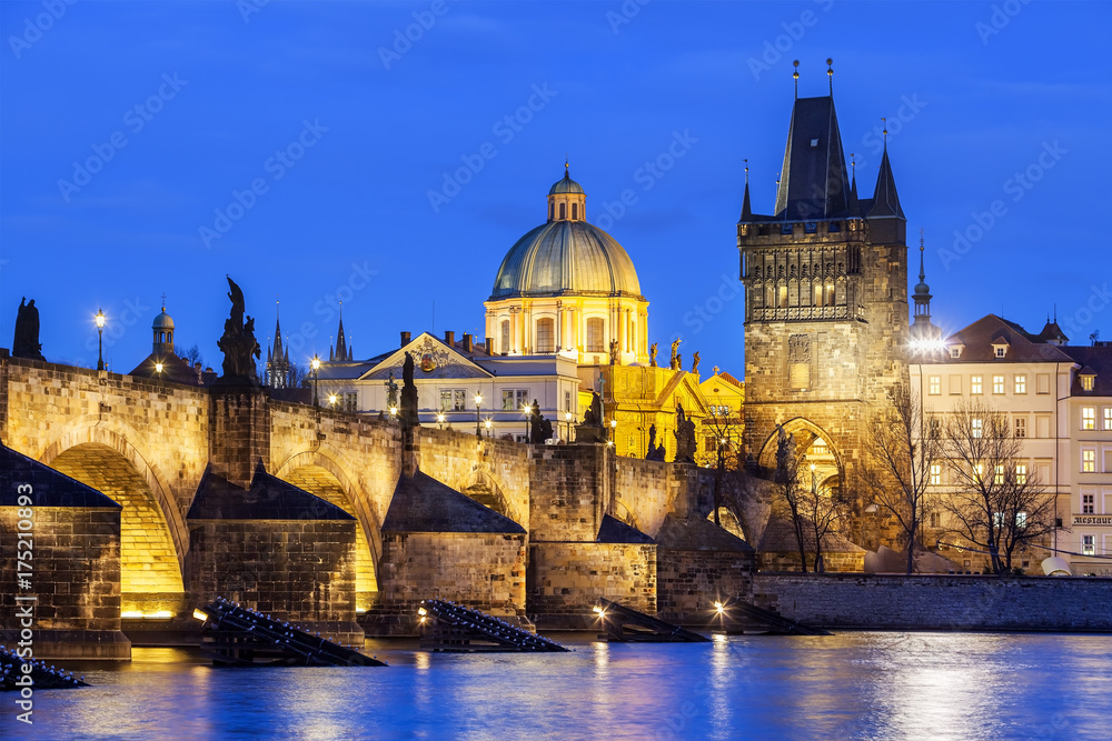 Czech Republic, Central Bohemia Region, Prague, Charles Bridge Czech Republic, Central Bohemia Region, Prague, Charles Bridge