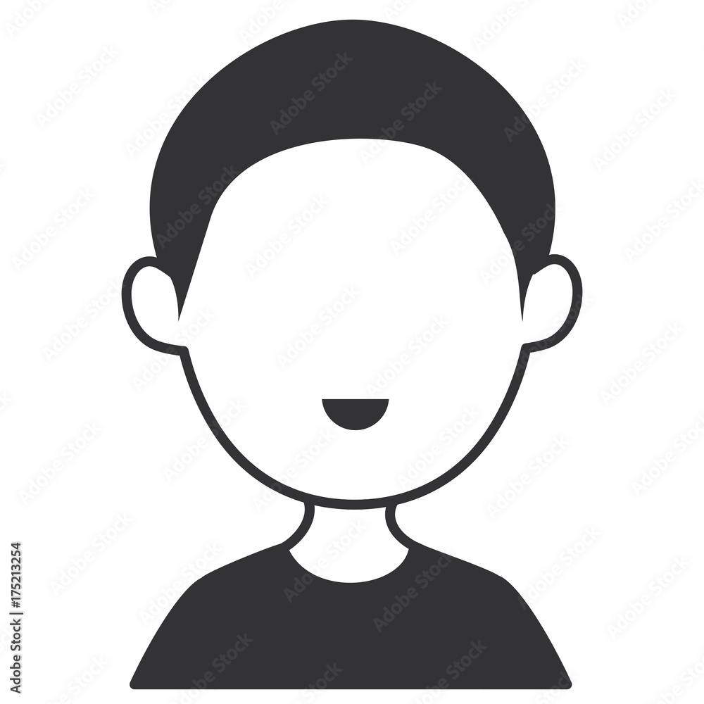 young man avatar character young man avatar character