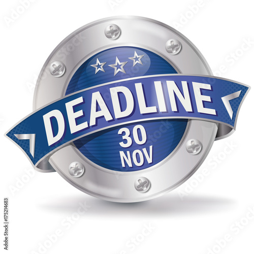 Button Deadline 30. November