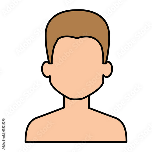 young man shirtless avatar character
