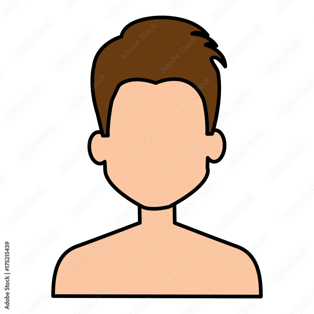 young man shirtless avatar character young man shirtless avatar character