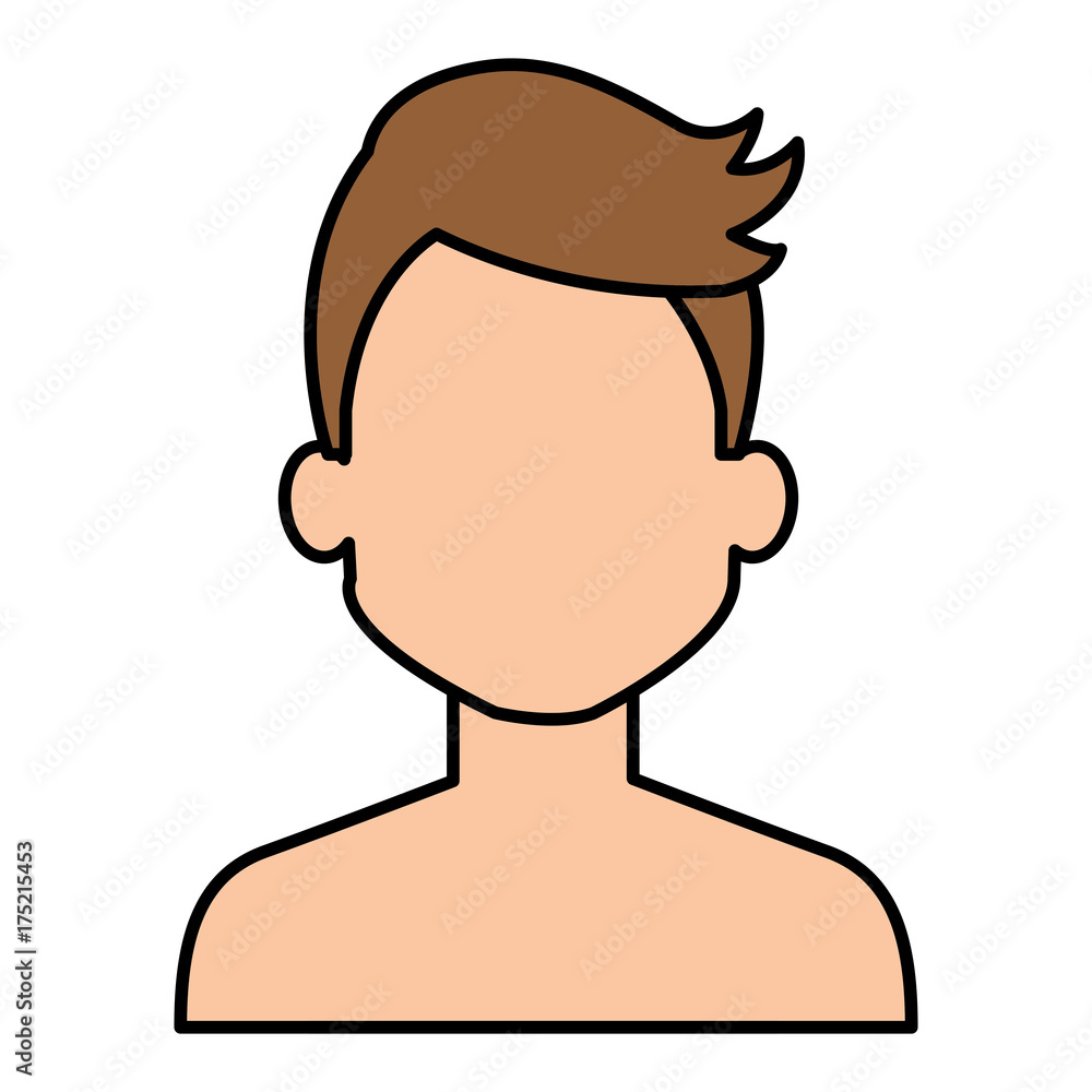 young man shirtless avatar character young man shirtless avatar character
