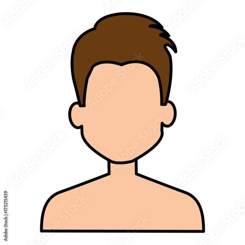 young man shirtless avatar character