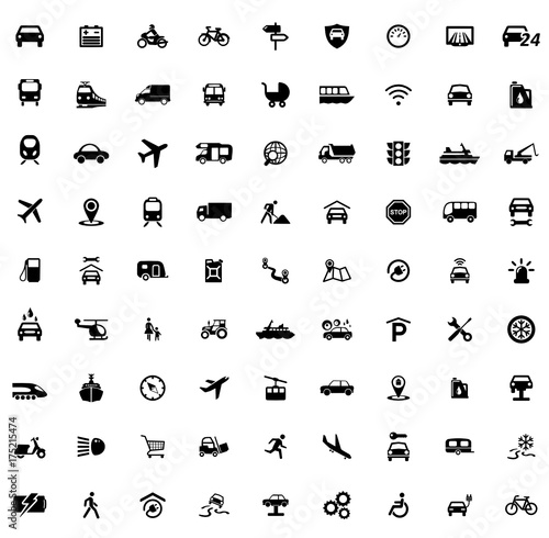 Icons Verkehr