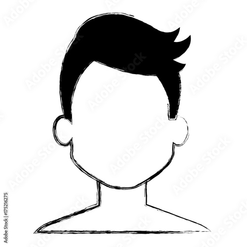 young man shirtless avatar character