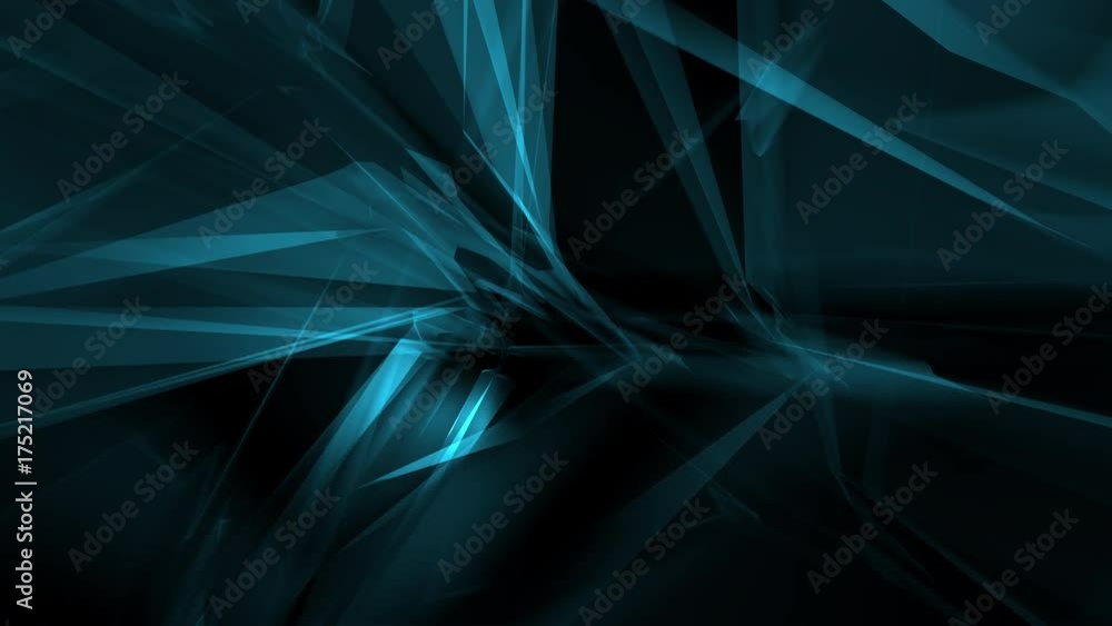 Abstract triangles dark motion background Abstract triangles dark motion background
