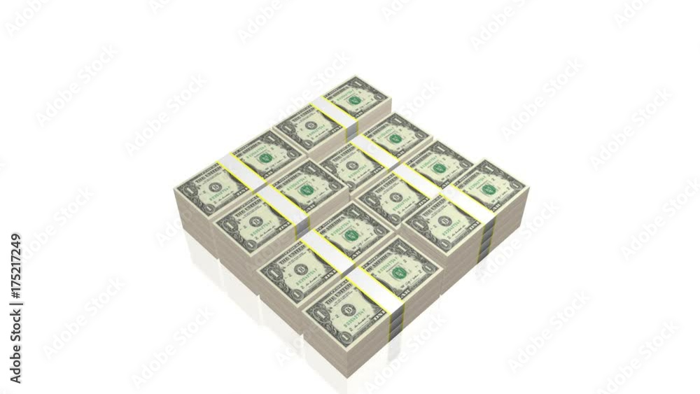 Stacked one dollar bills - great for topics like business, finance etc. Stacked one dollar bills - great for topics like business, finance etc.