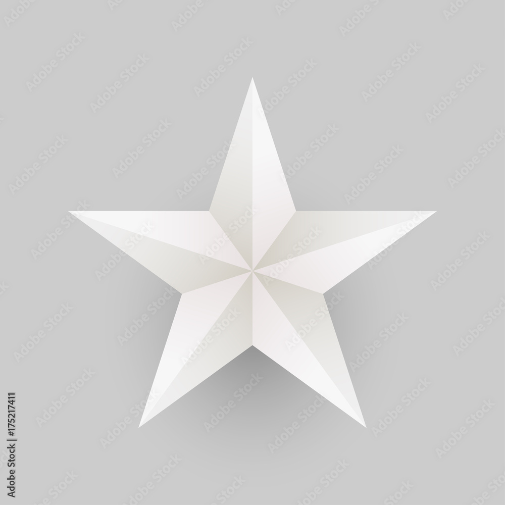 white star on gray background. Vector illustration. white star on gray background. Vector illustration.