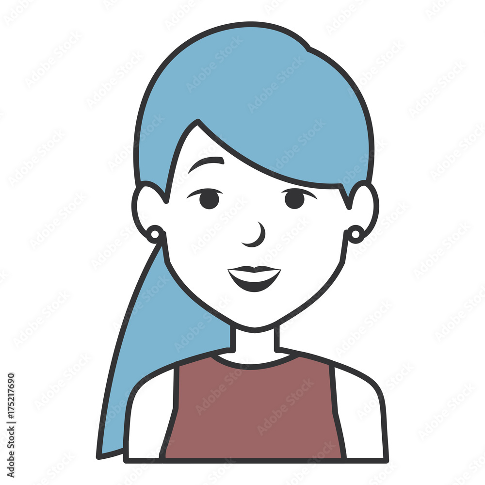 beautiful woman avatar character