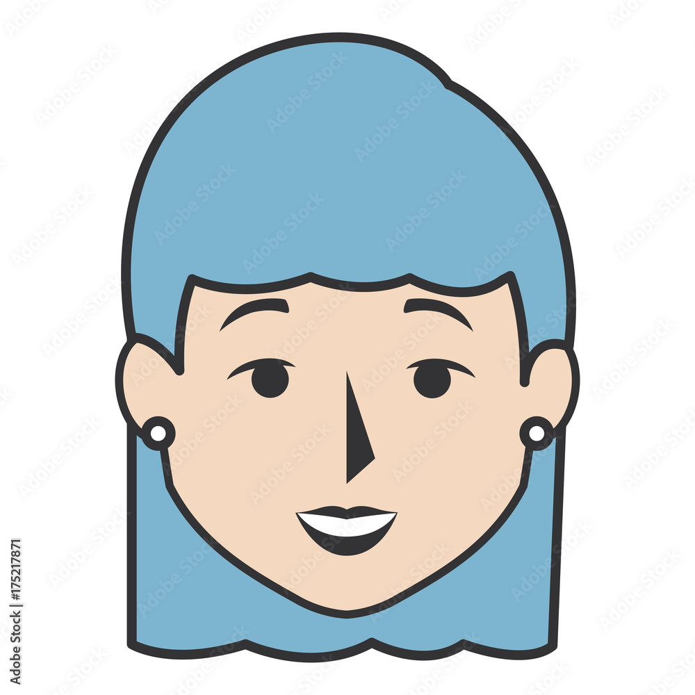 beautiful woman head avatar character beautiful woman head avatar character