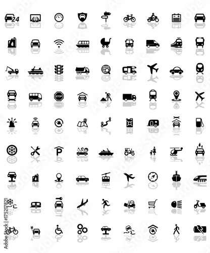 Icons Verkehr