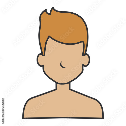 young man shirtless avatar character