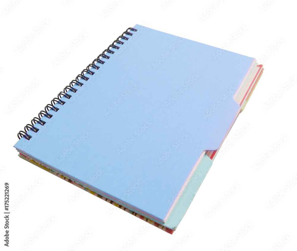 The blue cover of Note book2 The blue cover of Note book2