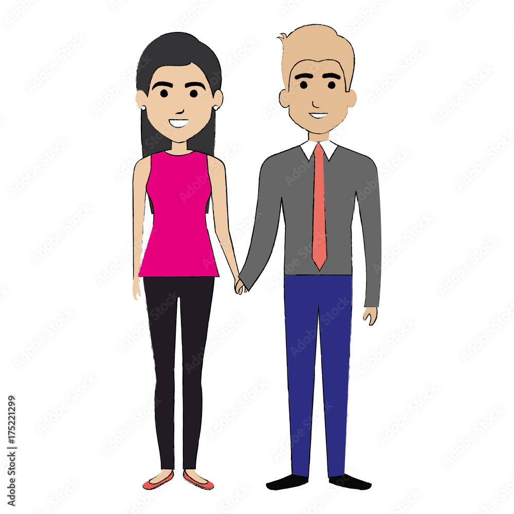 lovers couple avatars character lovers couple avatars character