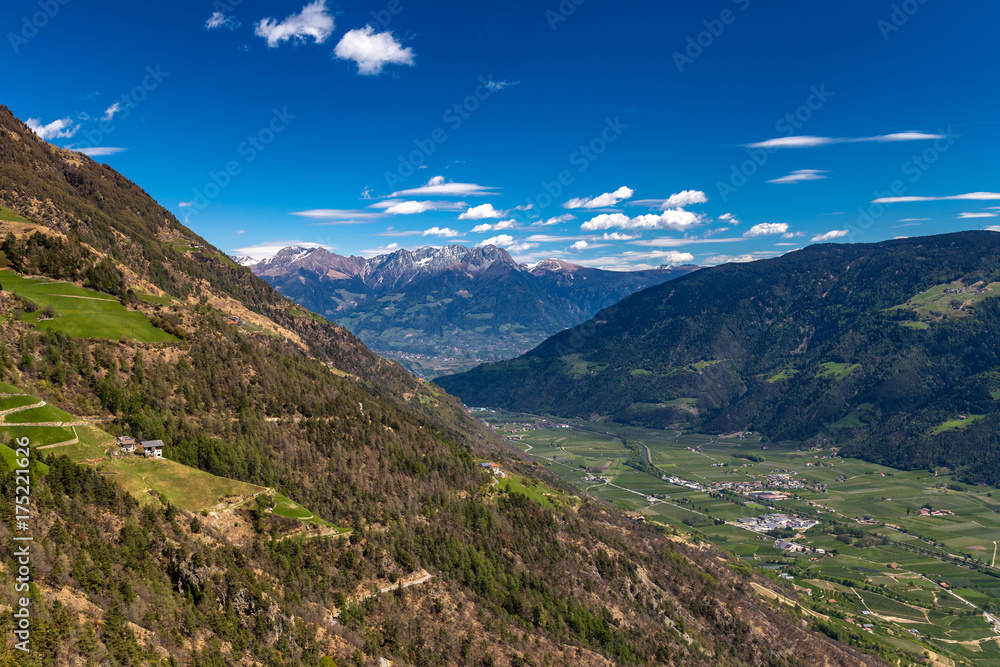 Fototapeta premium Wandern im Vinschgau, Südtirol
