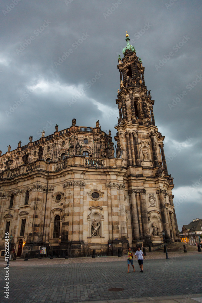 DRESDEN, GERMANY - June, 2016: Dresden - Cathedral, Germany