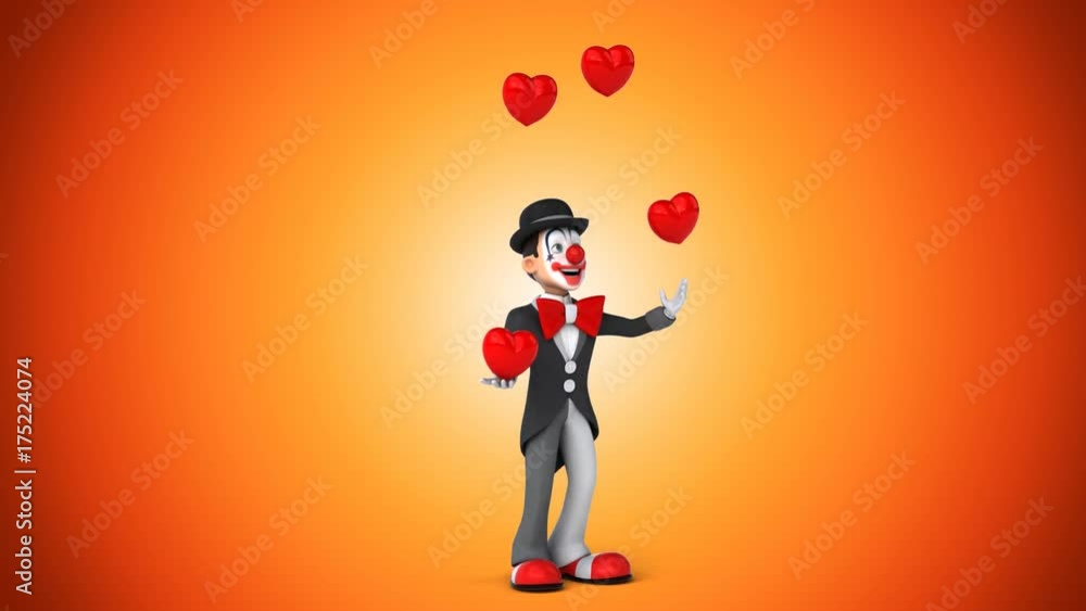 Fun clown - 3D Animation