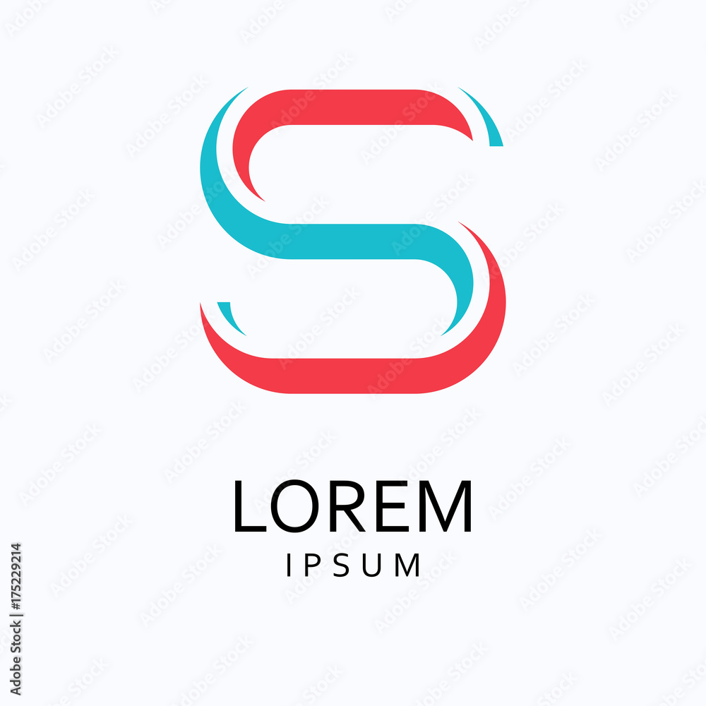 S Letter Logo. Vector Icon S Letter Logo. Vector Icon